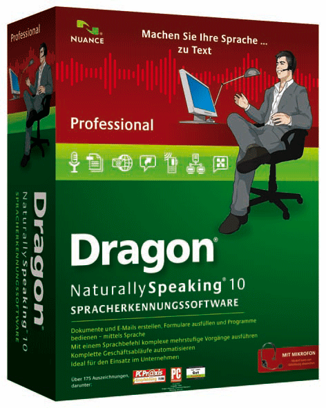Upgrade von Dragon Naturally Speaking Professional  10 oder 9  auf Professional  11.5